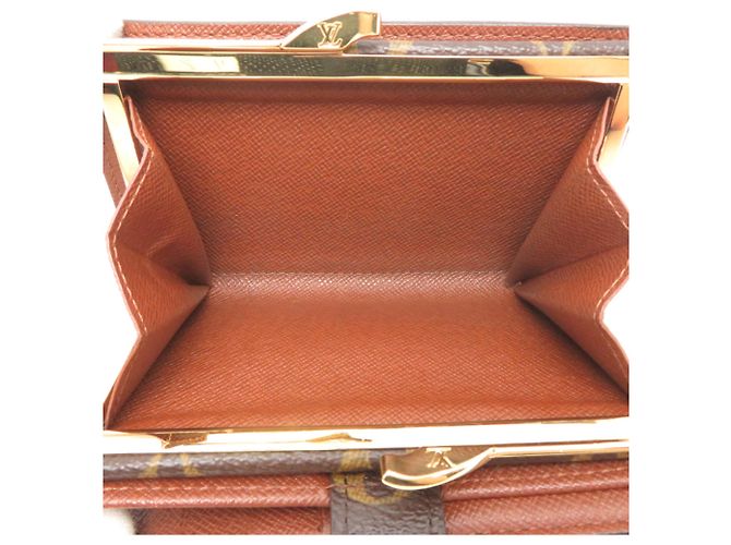 Portafoglio bi-fold Louis Vuitton Monogram Brown Marrone - vista 7