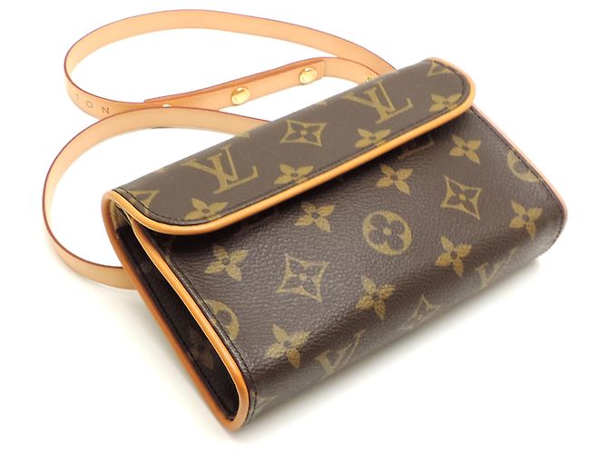 Pochette Louis Vuitton Florentine da donna Marrone - vista 3