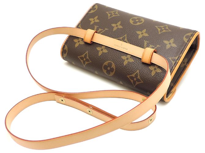 Pochette Louis Vuitton Florentine da donna Marrone - vista 4