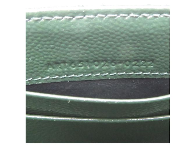 Autre Marque Cartera compacta bi-fold Saint Laurent Paris Verde oscuro - vista 7