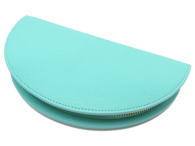 Autre Marque Cartera bi-fold de piel azul Tiffany & Co. - vista 4