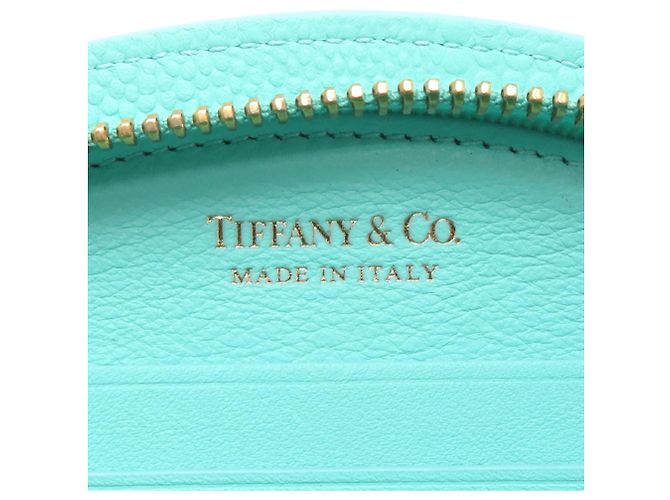 Autre Marque Cartera bi-fold de piel azul Tiffany & Co. - vista 7