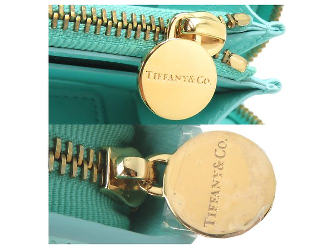 Autre Marque Cartera bi-fold de piel azul Tiffany & Co. - vista 8