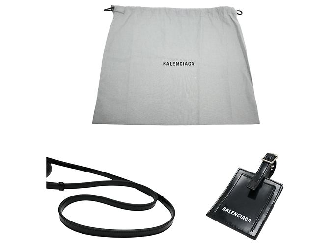 Borsa a mano Balenciaga Bistro XXS da donna Nero Bianco - vista 10