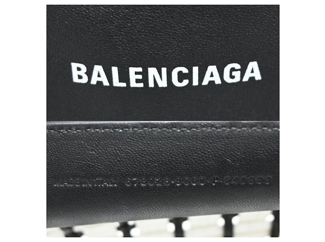 Borsa a mano Balenciaga Bistro XXS da donna Nero Bianco - vista 8