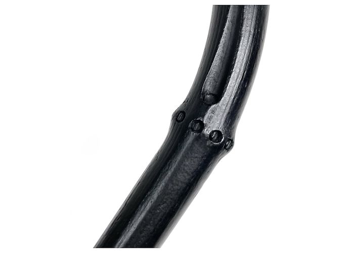 Bamboo Borsa a mano Gucci in tela e pelle nera Nero - vista 5