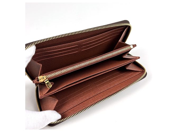 Zippy Cartera larga Louis Vuitton Brown Monogram Castaño - vista 4