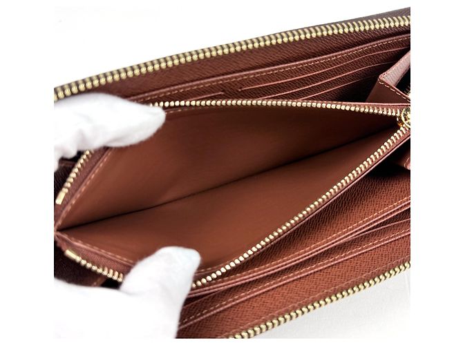 Zippy Cartera larga Louis Vuitton Brown Monogram Castaño - vista 5