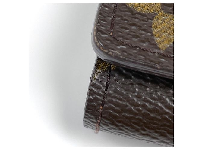 Portafoglio bi-fold Louis Vuitton Monogram Brown Marrone - vista 3