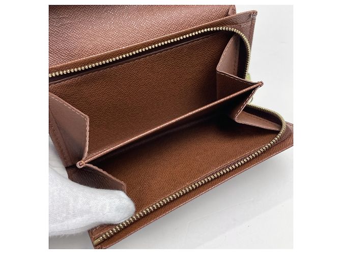 Portafoglio bi-fold Louis Vuitton Monogram Brown Marrone - vista 6