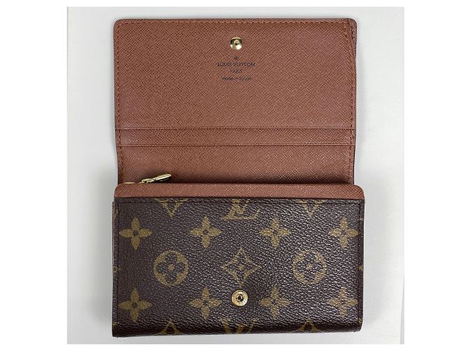 Portafoglio bi-fold Louis Vuitton Monogram Brown Marrone - vista 7