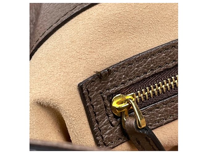 Borsa Tote Gucci Ophidia GG Medium Marrone - vista 7