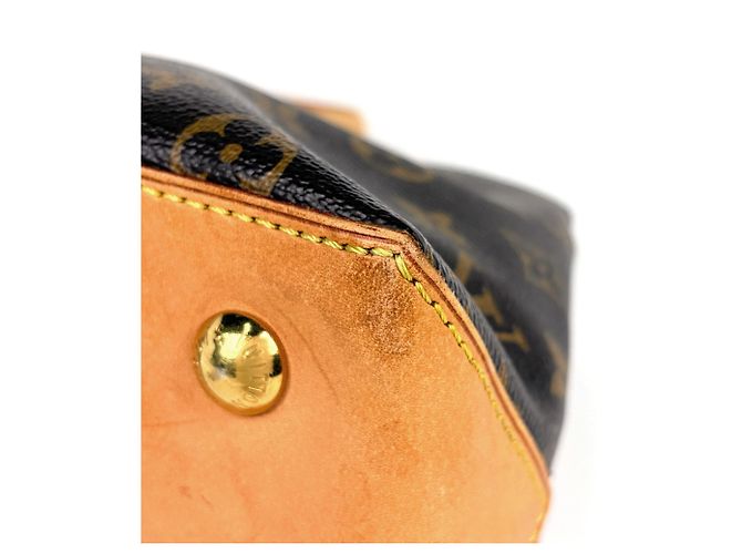 Borsa Tote Louis Vuitton Wilshire PM Marrone - vista 3
