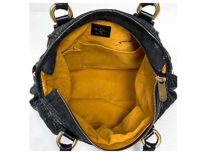 Borsa Louis Vuitton Neo Cabby MM Nero Monogramma - vista 8