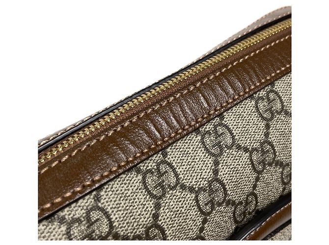 Borsa a tracolla Gucci Beige Brown Marrone - vista 6
