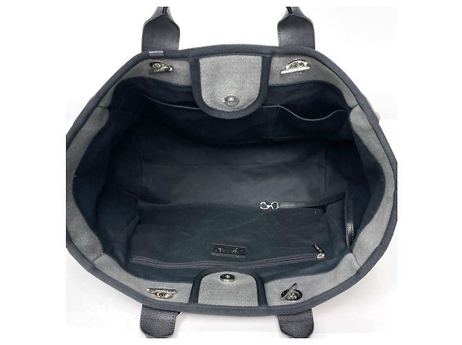 Borsa Tote 2-Way Chanel Deauville Line Marrone - vista 9