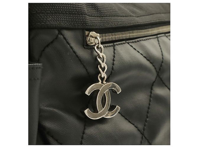 Sac Cabas Chanel Paris Biarritz GM Noir - vue 5