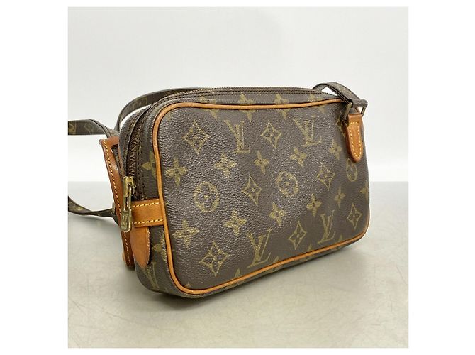Louis Vuitton Monogram Pochette Marly Bandoulière Shoulder Bag Marrone - vista 2