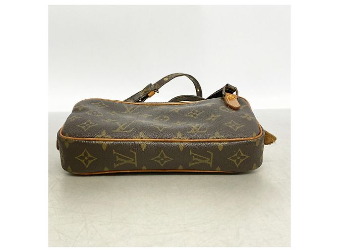Louis Vuitton Monogram Pochette Marly Bandoulière Shoulder Bag Marrone - vista 3