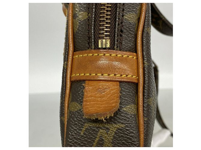 Louis Vuitton Monogram Pochette Marly Bandoulière Shoulder Bag Marrone - vista 7