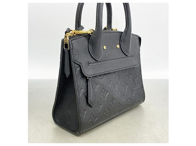 Borsa a mano Louis Vuitton Monogram Empreinte Pont Neuf MINI Nero - vista 2