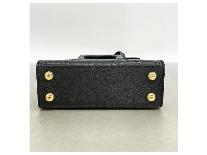 Borsa a mano Louis Vuitton Monogram Empreinte Pont Neuf MINI Nero - vista 3