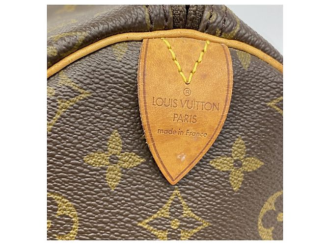 Louis Vuitton Boston Monogram Keepall 55 Castaño - vista 5