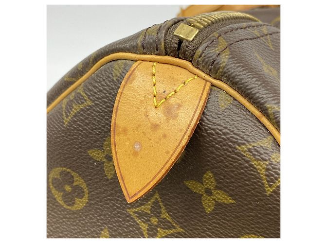 Louis Vuitton Boston Monogram Keepall 55 Castaño - vista 9