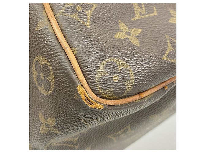 Borsa Louis Vuitton Monogram Speedy 35 Marrone - vista 11