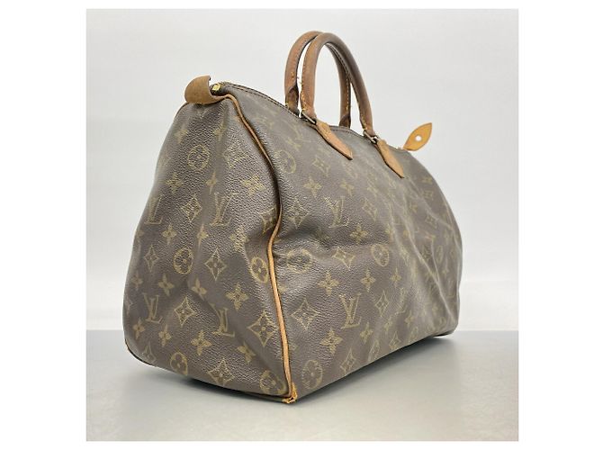 Borsa Louis Vuitton Monogram Speedy 35 Marrone - vista 2