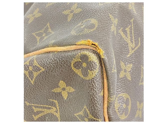 Borsa Louis Vuitton Monogram Speedy 35 Marrone - vista 6