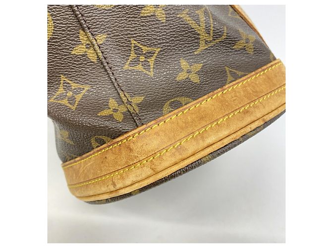 Borsa Tote Louis Vuitton Monogram Bucket GM Marrone - vista 11