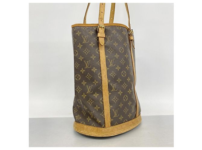 Borsa Tote Louis Vuitton Monogram Bucket GM Marrone - vista 2