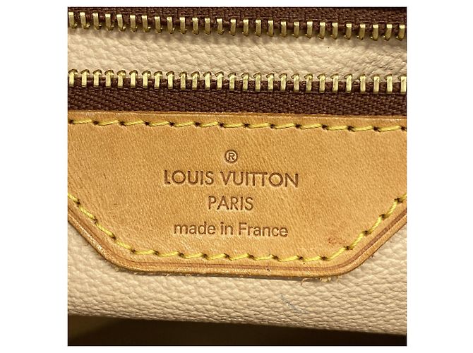 Borsa Tote Louis Vuitton Monogram Bucket GM Marrone - vista 5