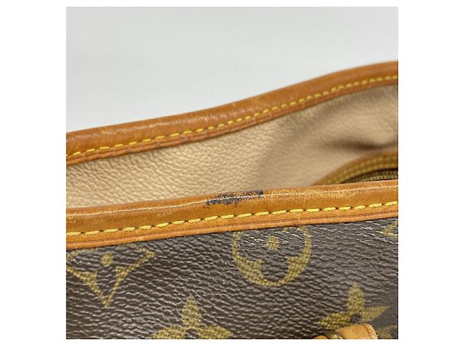Borsa Tote Louis Vuitton Monogram Bucket GM Marrone - vista 9
