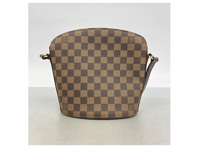 Borsa a tracolla Louis Vuitton Damier Druot Damier ebene - vista 11