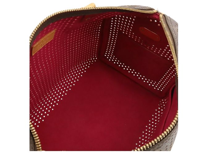 Borsa Louis Vuitton Monogram Perforated Speedy 30 Fuschia Monogramma - vista 7
