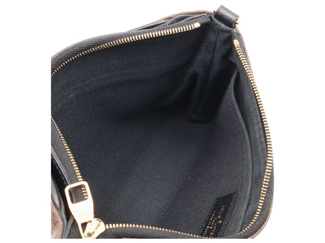 Borsa a spalla clutch Louis Vuitton Monogram Pallas Nero Bianco Monogramma - vista 9