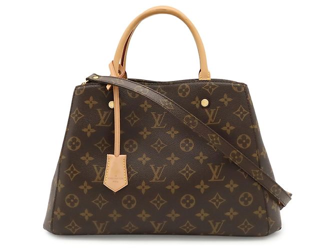 Louis Vuitton Monogram Montaigne MM Handbag Brown - view 2