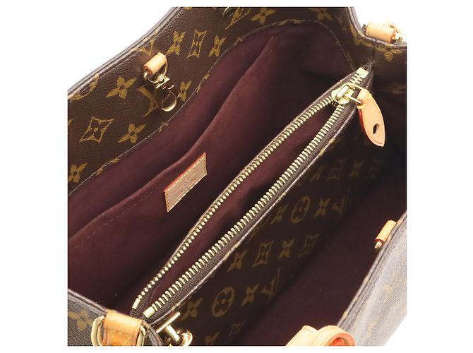 Louis Vuitton Monogram Montaigne MM Handbag Brown - view 6