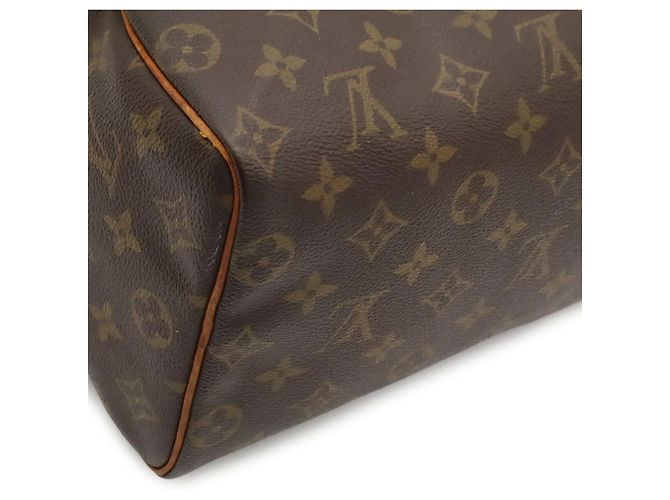 Borsa Louis Vuitton Monogram Speedy 25 Marrone - vista 4