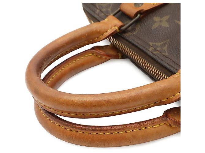Borsa Louis Vuitton Monogram Speedy 25 Marrone - vista 5