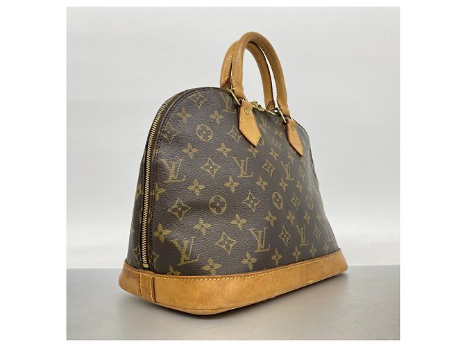 Borsa Louis Vuitton Alma Monogram Marrone - vista 2