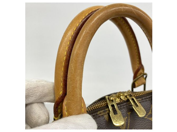 Borsa Louis Vuitton Alma Monogram Marrone - vista 7