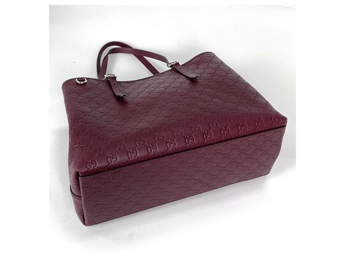 Gucci GG Emblem Große Tote Bag Bordeaux - Ansicht 2