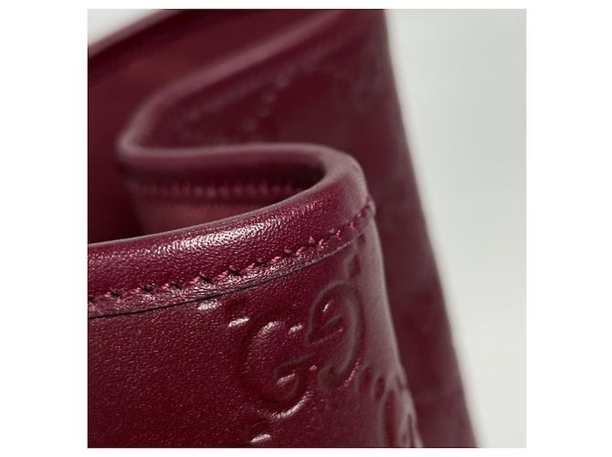 Gucci GG Emblem Große Tote Bag Bordeaux - Ansicht 4