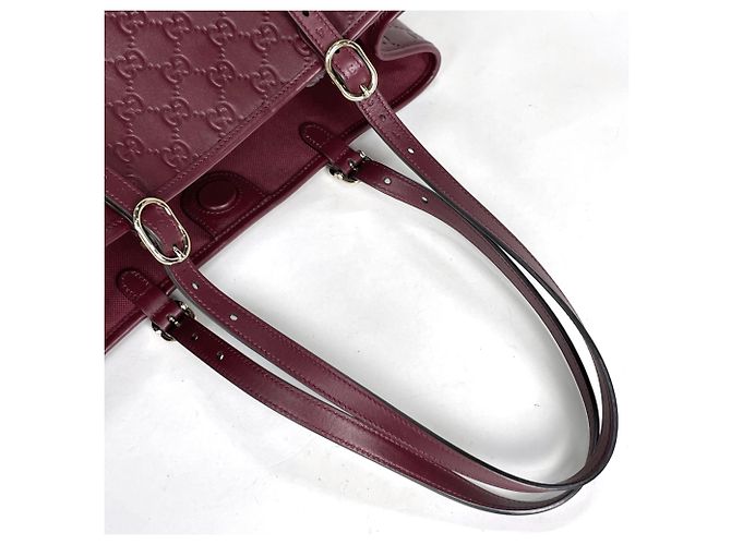 Gucci GG Emblem Große Tote Bag Bordeaux - Ansicht 6