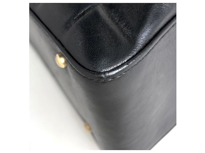 Chanel Chocolate Bar Tote Bag Schwarz - Ansicht 3