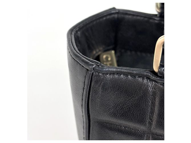 Chanel Chocolate Bar Tote Bag Schwarz - Ansicht 5