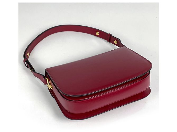 Borsa a tracolla media Gucci Horsebit 1955 Rosso - vista 2